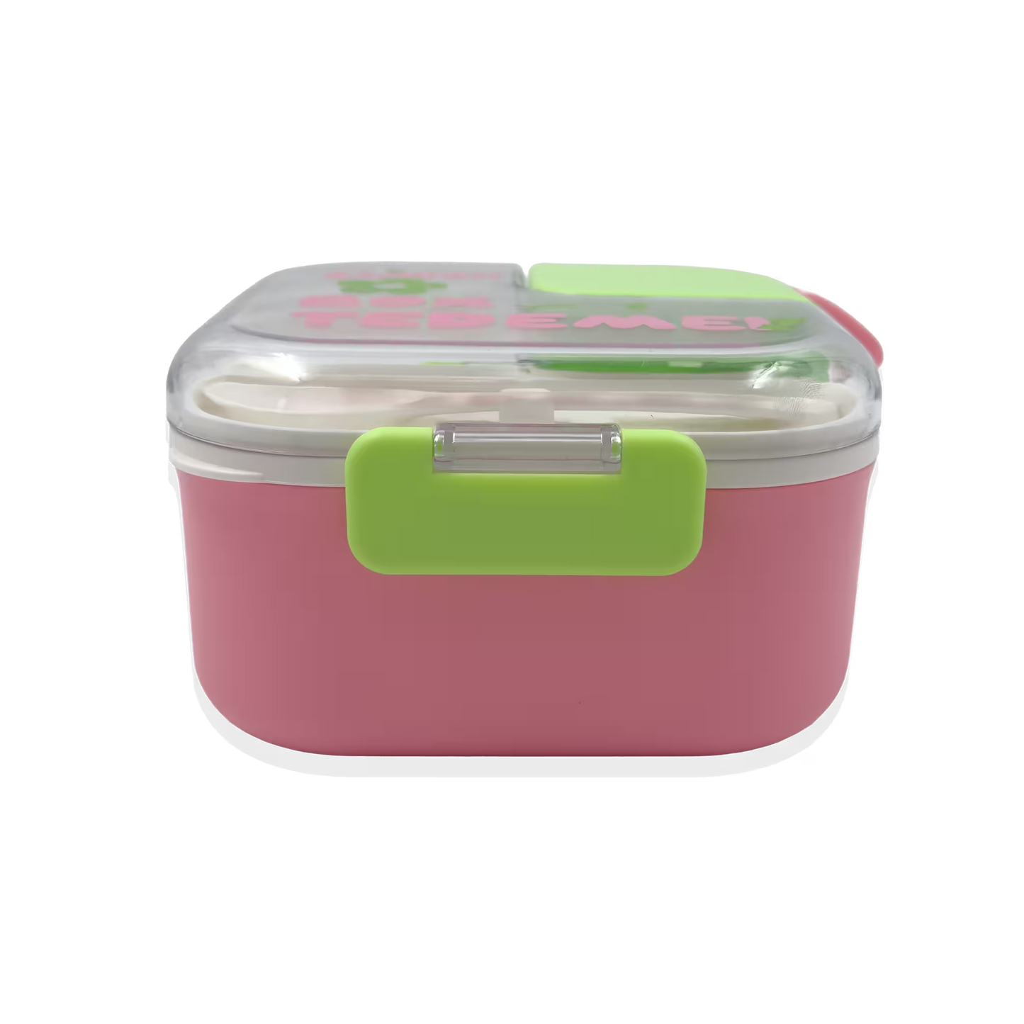 Lonchera con Cierre Hermético de 2 Compartimentos - 700 ml + Accesorios