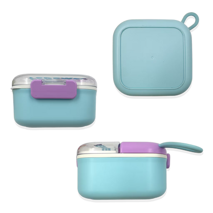 Lonchera con Cierre Hermético de 2 Compartimentos - 700 ml + Accesorios