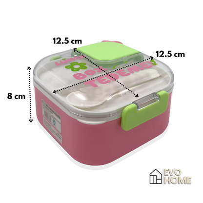 Lonchera con Cierre Hermético de 2 Compartimentos - 700 ml + Accesorios