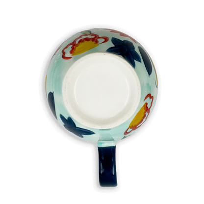 Mug Grande de Porcelana Pintado a Mano | Capacidad 500ml AZUL