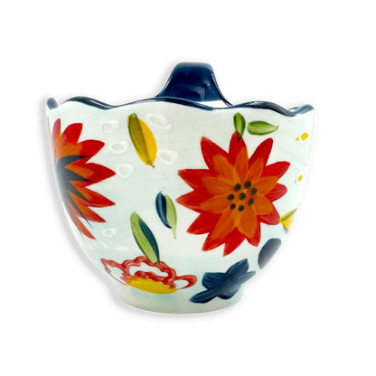 Mug Grande de Porcelana Pintado a Mano | Capacidad 500ml AZUL