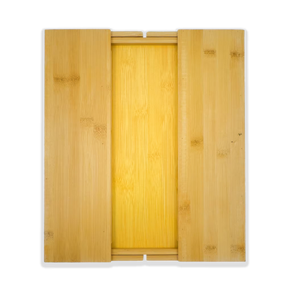 Organizador de Cubiertos Expansible en Bambú | Bandeja Ajustable para Cajón