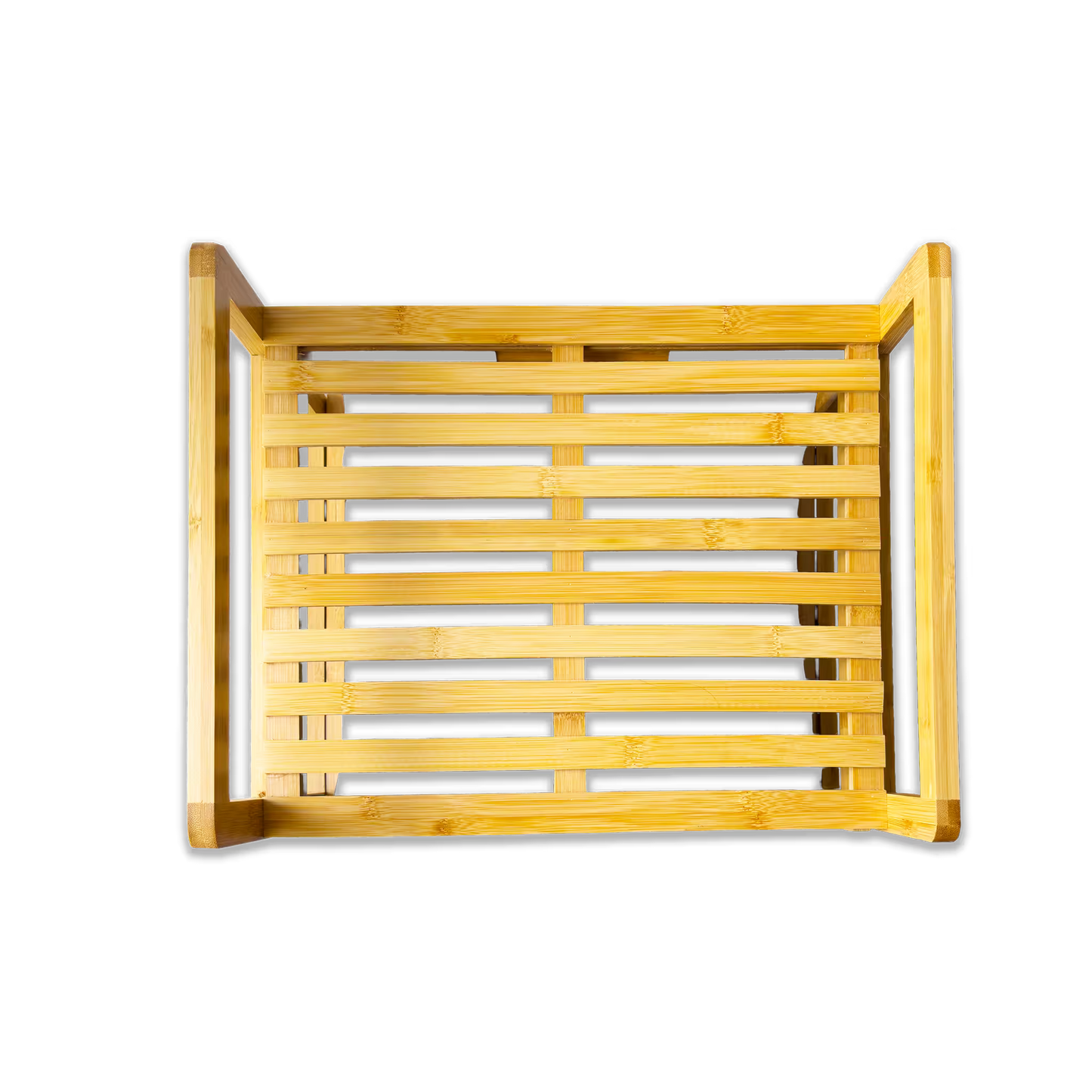 Mueble Organizador Premium en Bambú - 2 Cestas Extraíbles - Estante Superior y Rodachines| para Baño y Lavandería