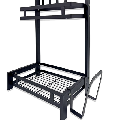 Organizador Multifuncional de Cocina - 3 Niveles con Ganchos