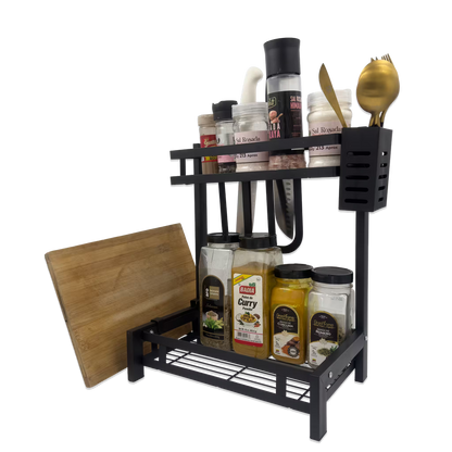 Organizador Multifuncional de Cocina - 2 Niveles