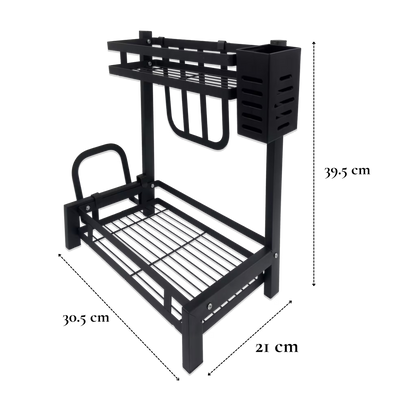 Organizador Multifuncional de Cocina - 2 Niveles