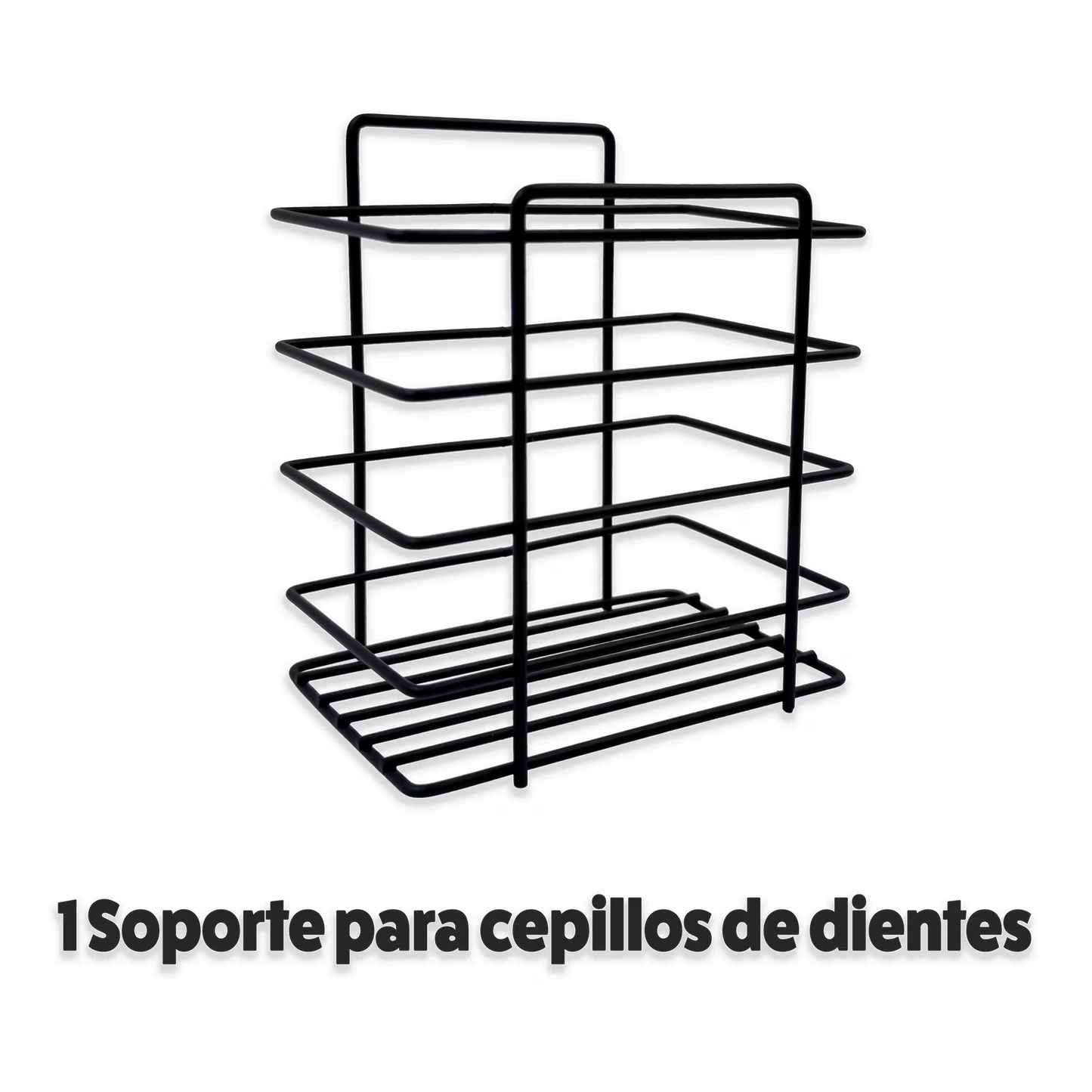 Organizador de Ducha Modular 5-en-1 | Repisas Adhesivas Anti-Óxido