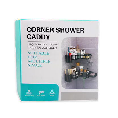 Organizador de Ducha Esquinero| Diseño Minimalista Sin Taladro