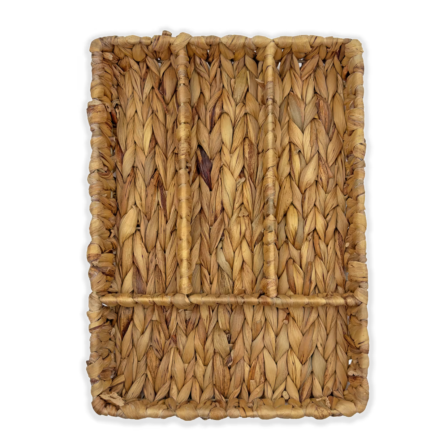 Organizador de Cubiertos Tejido en Fibras Naturales | Bandeja Artesanal para Cajón (Copia)