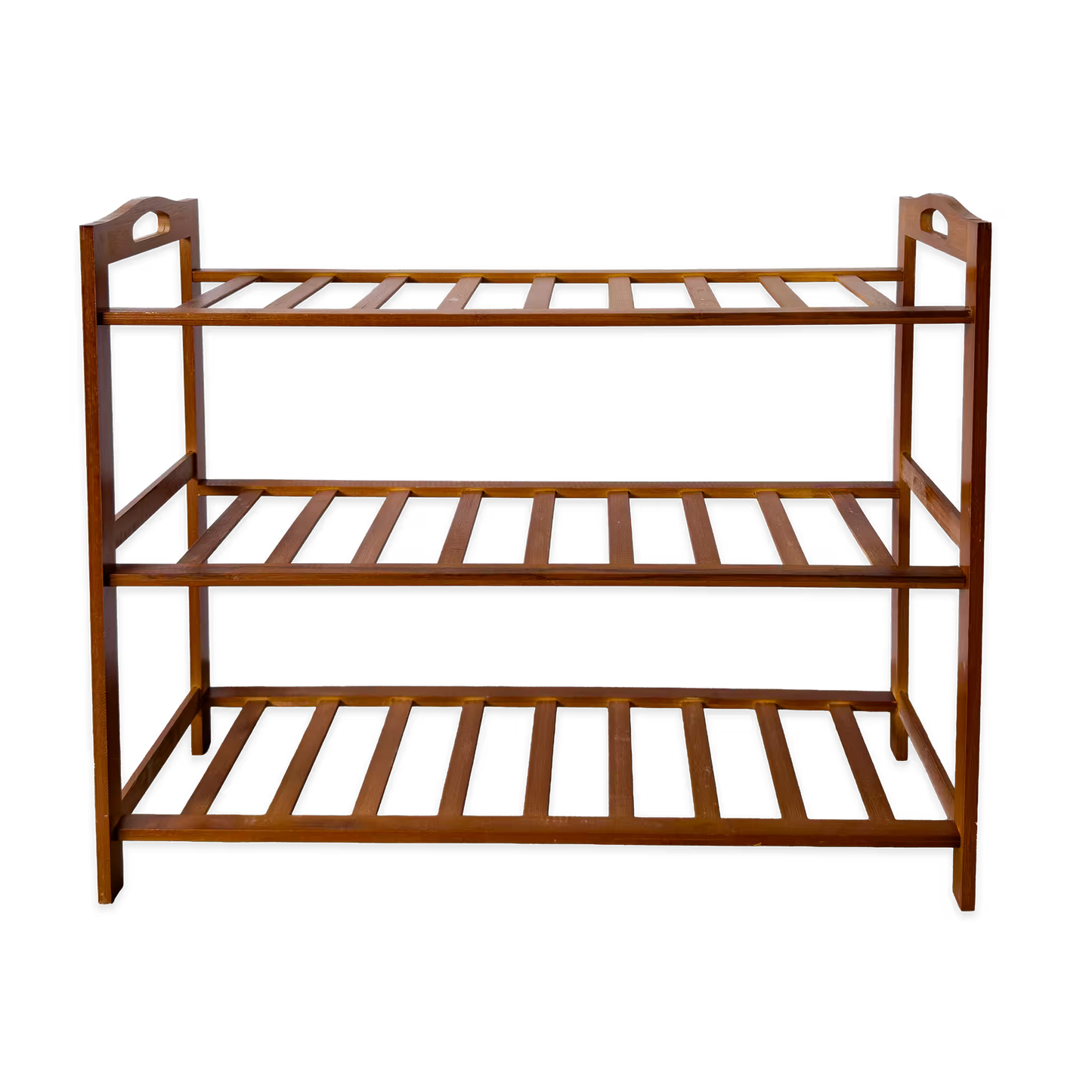 Organizador de Zapatos en Madera de Bambú - 3 Niveles | Zapatero Estante Natural