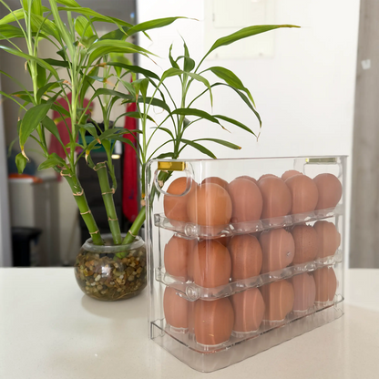 Organizador de Huevos de 3 Niveles (30 Puestos)