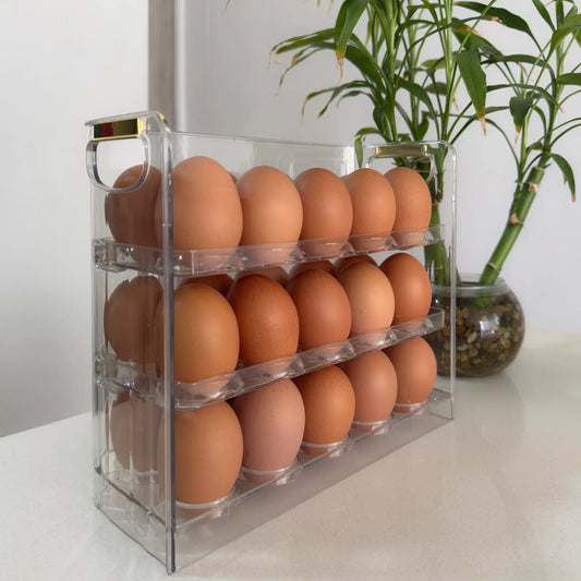 Organizador de Huevos de 3 Niveles (30 Puestos)