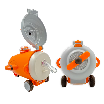 Termo Botella Infantil Airship - Diseño de Avión con Ruedas y Hélice 550ml