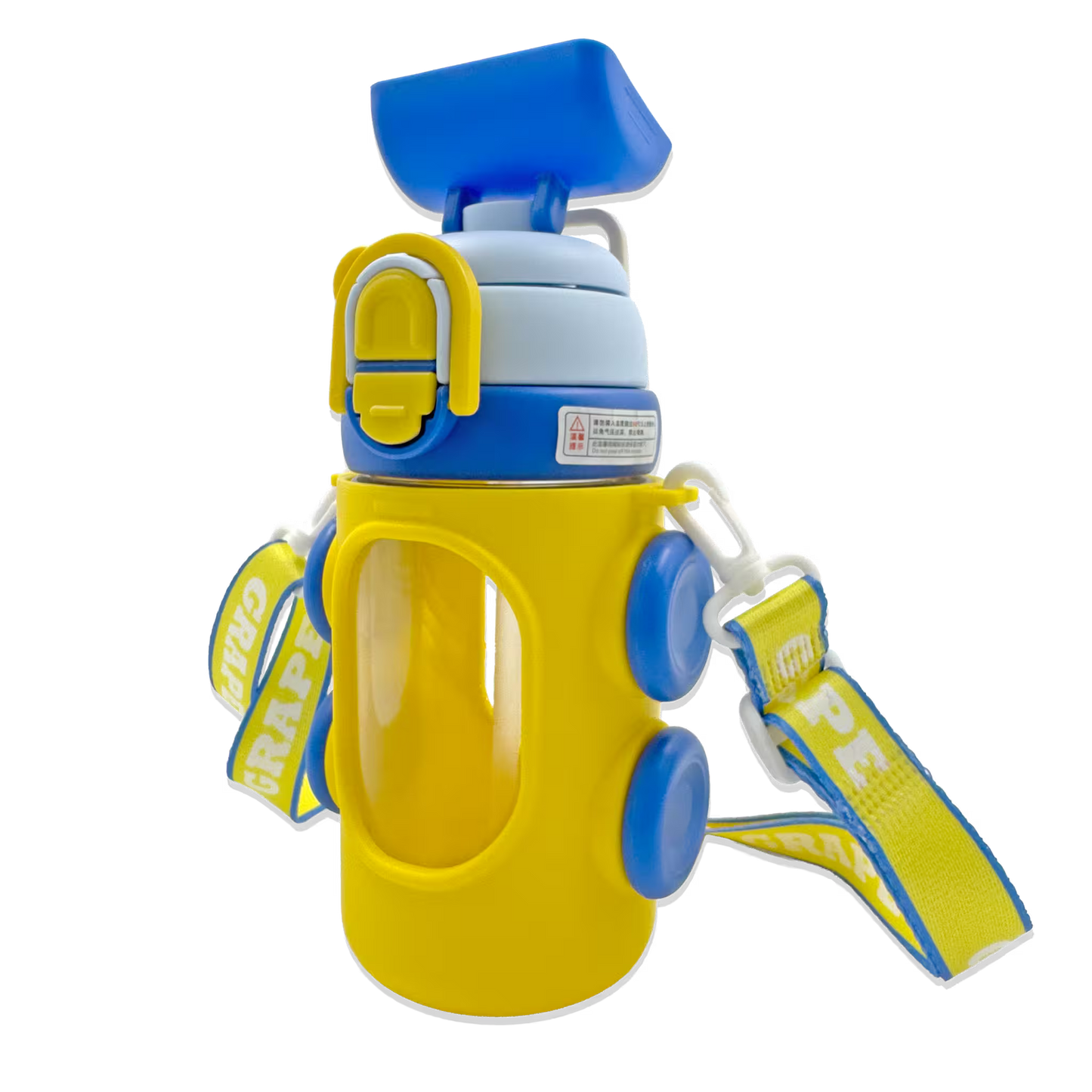 Botella de Agua con Diseño Cute de Carrito – 650 ml