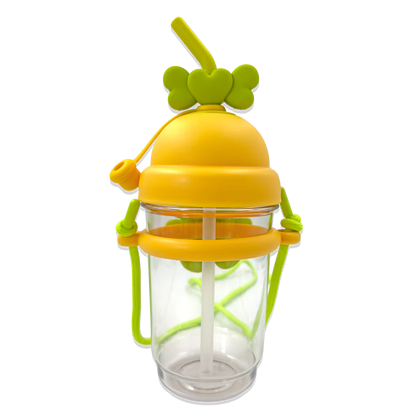 Termo con Diseño de Flor 750ml - Pitillo de Silicona Grado Alimenticio