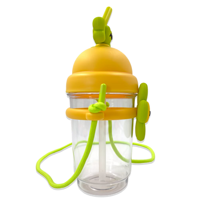 Termo con Diseño de Flor 750ml - Pitillo de Silicona Grado Alimenticio