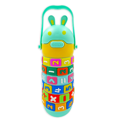 Termo Didáctico Matemático de 520 ML – Botella Infantil Interactiva con Operaciones Giratorias