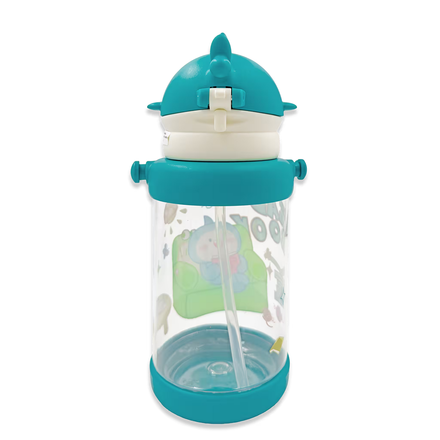 TERMO INFANTIL CON DISEÑO DE TIBURON - LIBRE DE BPA