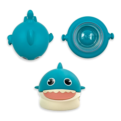 TERMO INFANTIL CON DISEÑO DE TIBURON - LIBRE DE BPA