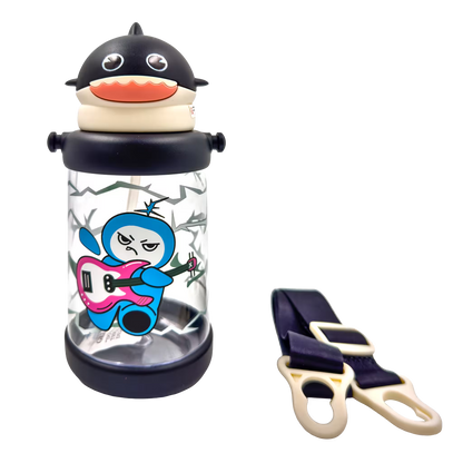 TERMO INFANTIL CON DISEÑO DE TIBURON - LIBRE DE BPA