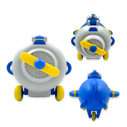 Termo Botella Infantil Airship - Diseño de Avión con Ruedas y Hélice 550ml