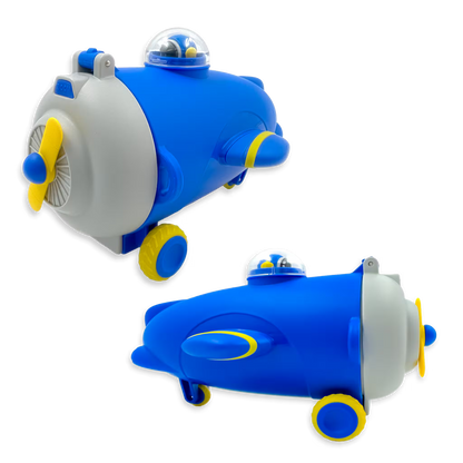Termo Botella Infantil Airship - Diseño de Avión con Ruedas y Hélice 550ml