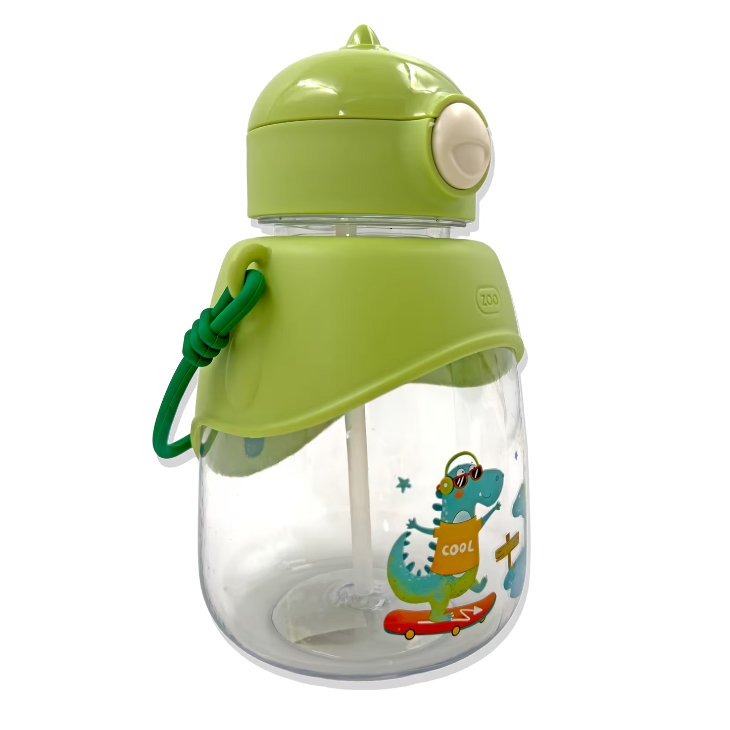 Termo Dinosaurio 1.000 ml con Seguro de Tapa - Diseño Infantil Antiderrames