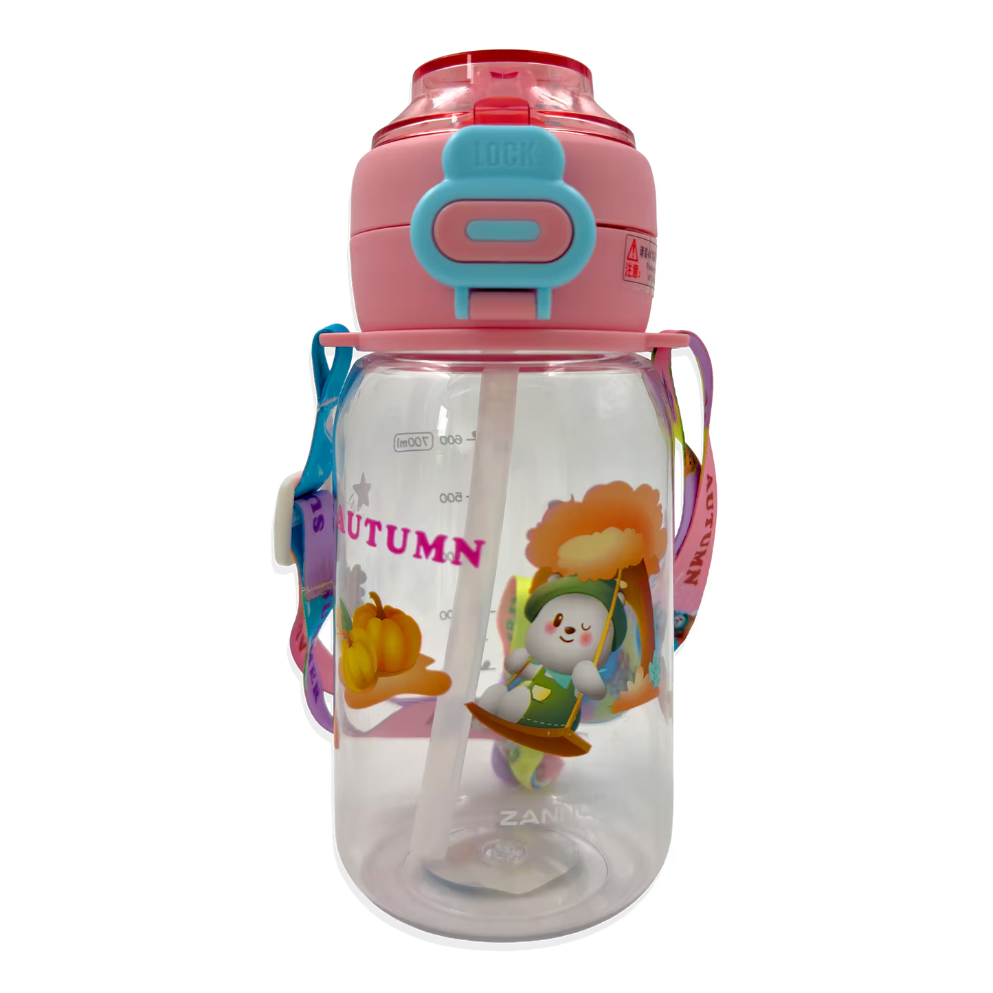 Termo Osos Estaciones 700 ml con Doble Sistema de Toma - Directo o con Pitillo