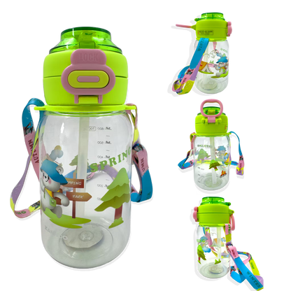 Termo Osos Estaciones 700 ml con Doble Sistema de Toma - Directo o con Pitillo