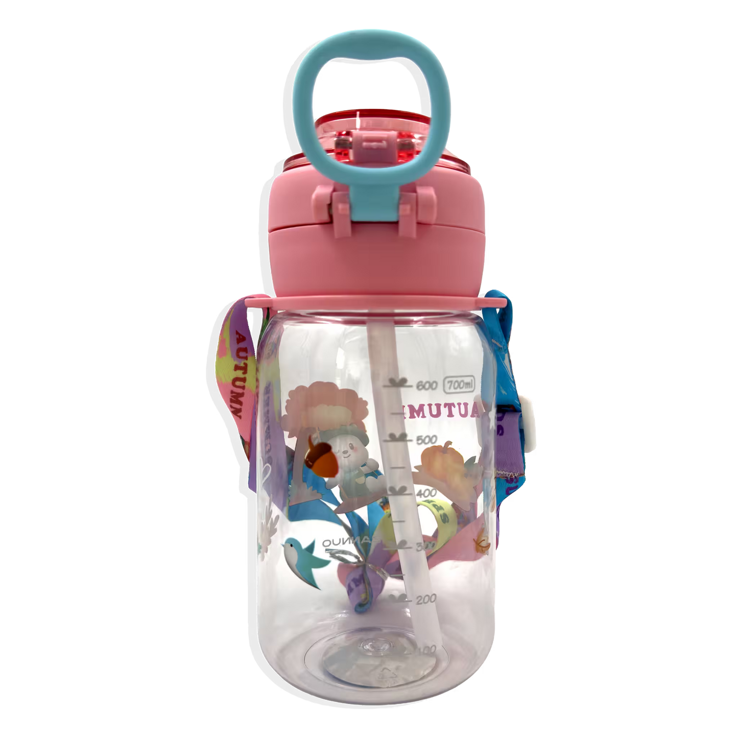 Termo Osos Estaciones 700 ml con Doble Sistema de Toma - Directo o con Pitillo