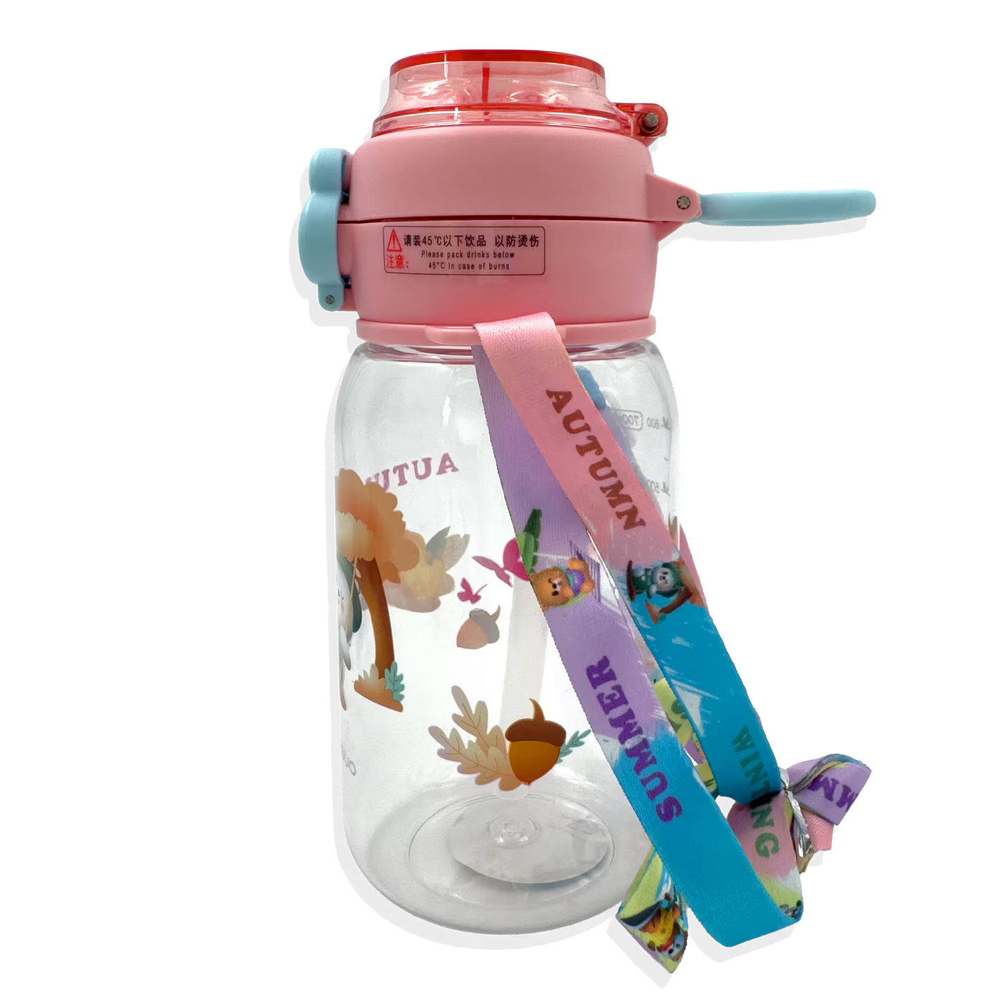 Termo Osos Estaciones 700 ml con Doble Sistema de Toma - Directo o con Pitillo