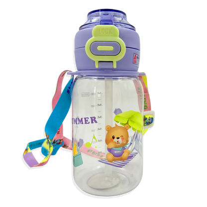 Termo Osos Estaciones 700 ml con Doble Sistema de Toma - Directo o con Pitillo