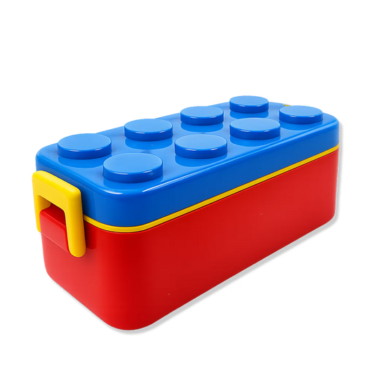 Lonchera Tipo Lego con Compartimentos Deslizables - 550ml.